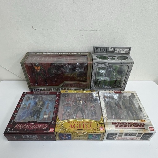 バンダイ S.I.C. Vol. 21 仮面ライダーアマゾン & ジャングラー 他 フィギュア まとめて 未開封品