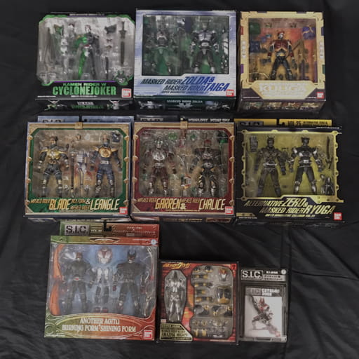 バンダイ S.I.C. 仮面ライダーW サイクロンジョーカー 仮面ライダー クウガ ライジングフォーム 等 まとめ